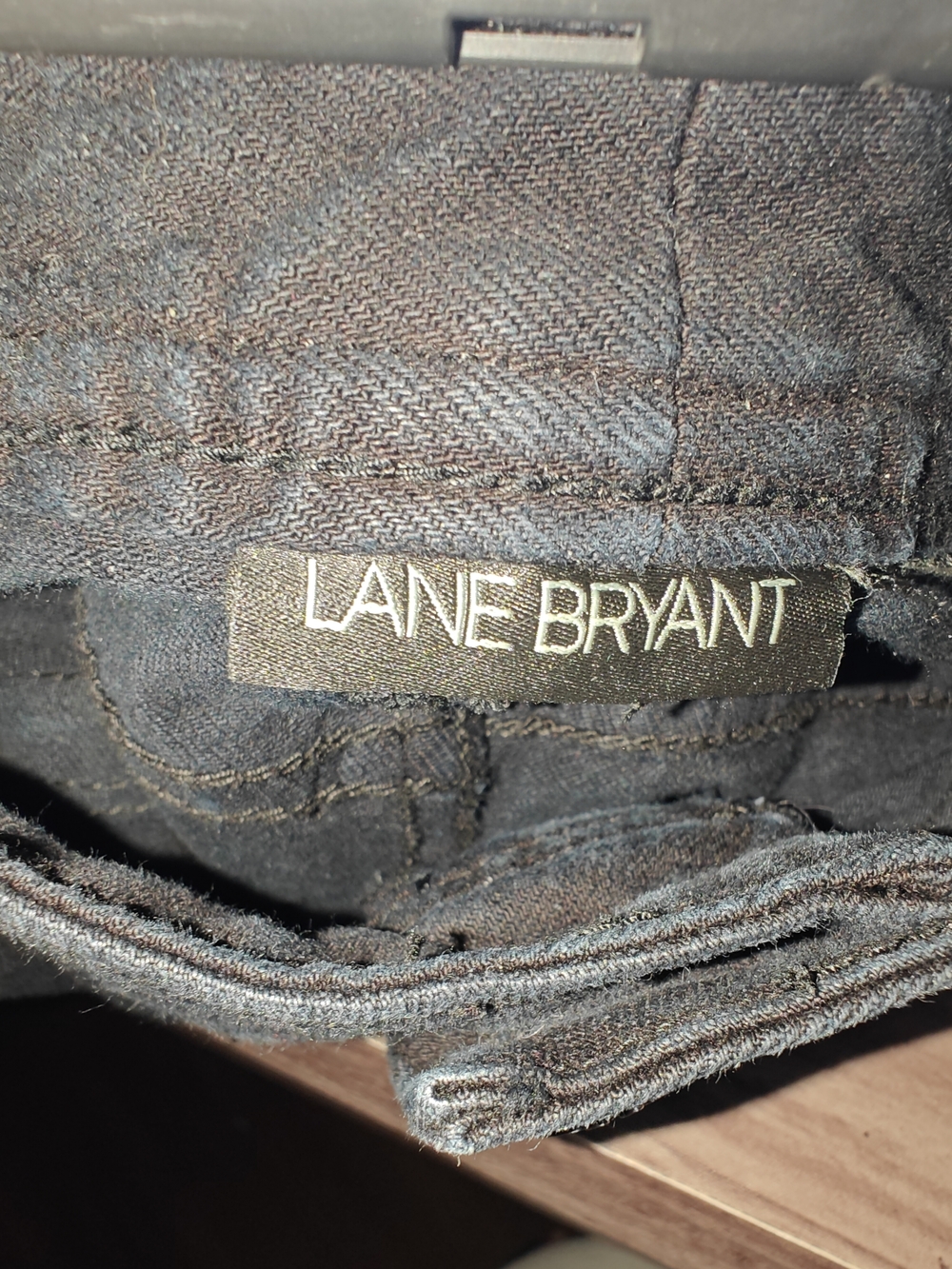 Lane Bryant Black Skinny Jeans with Zippered Front Pockets - Picture 3 of 3